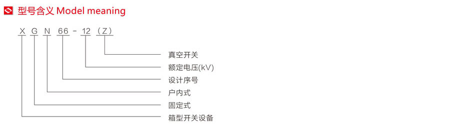 XGN66-12固定式封閉開關(guān)設(shè)備型號含義